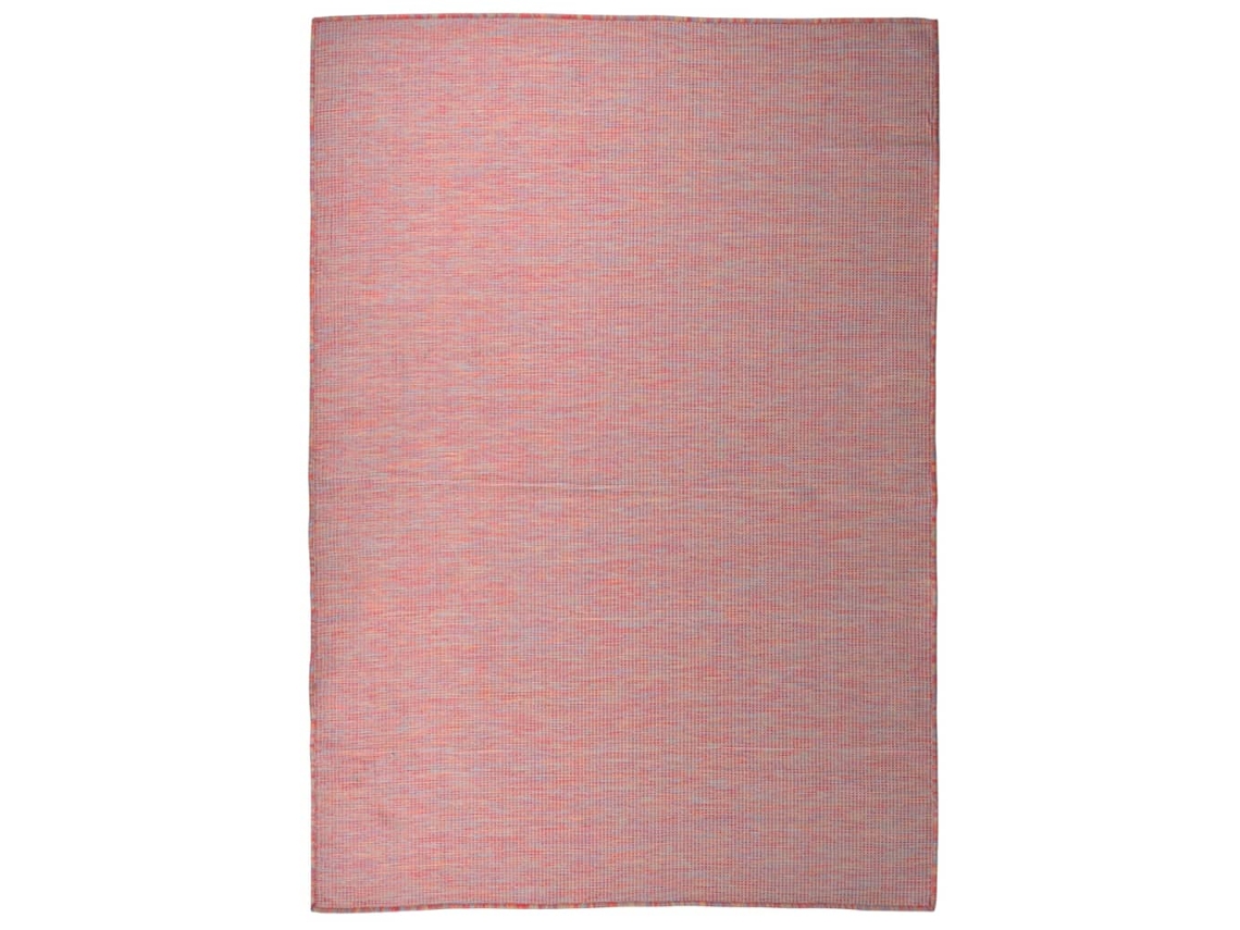 Tapete VIDAXL Vermelho Plástico (160 x 230 cm)