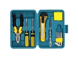 Conjunto De Ferramentas 11 Peças Para Reparos E Manutenção Residencial Diy Geral (20x13x4.5cm)