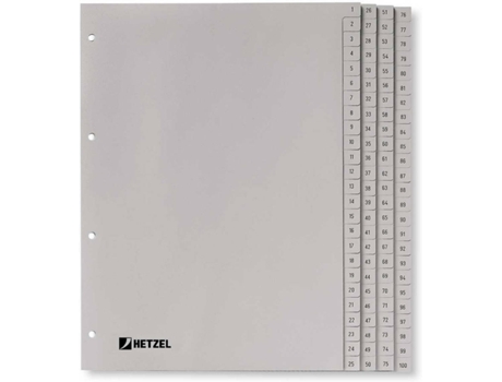 Separador  721311 Cinzento (A4 - 22,6 x 29,7 cm)