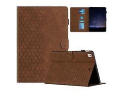 Capa Para Ipad 10.2 /(2020)/(2019) Com Estampa De Favo De Mel E Compartimento Para Cartão Verde Slowmoose (2021)