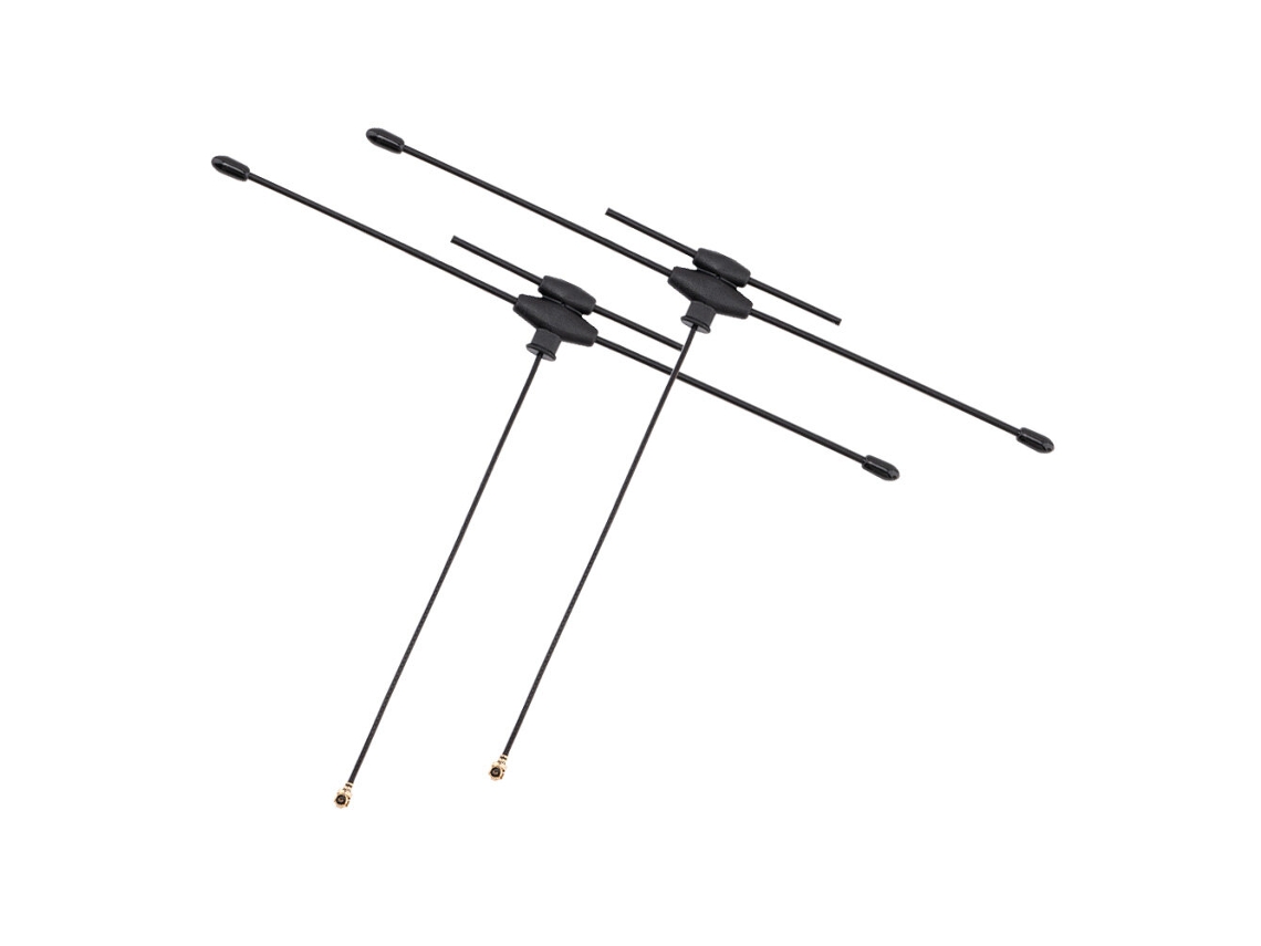 1 Unidade Antena T de Banda Dupla Radiomaster Ipex1 2,4 Ghz/sub g 900 Mhz para Receptores Xrossband MDUG (gem x)