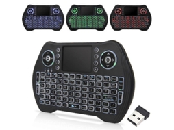 Mini Teclado Sem Fio, Controlador De Mini Teclado Sem Fio De 2,4 Ghz, Teclado Retroiluminado Tricolor Ly Ebike