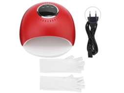 Lâmpada Uv Led De 84w Para Unhas Ferramenta De Manicure Secador De Esmalte Com Luvas