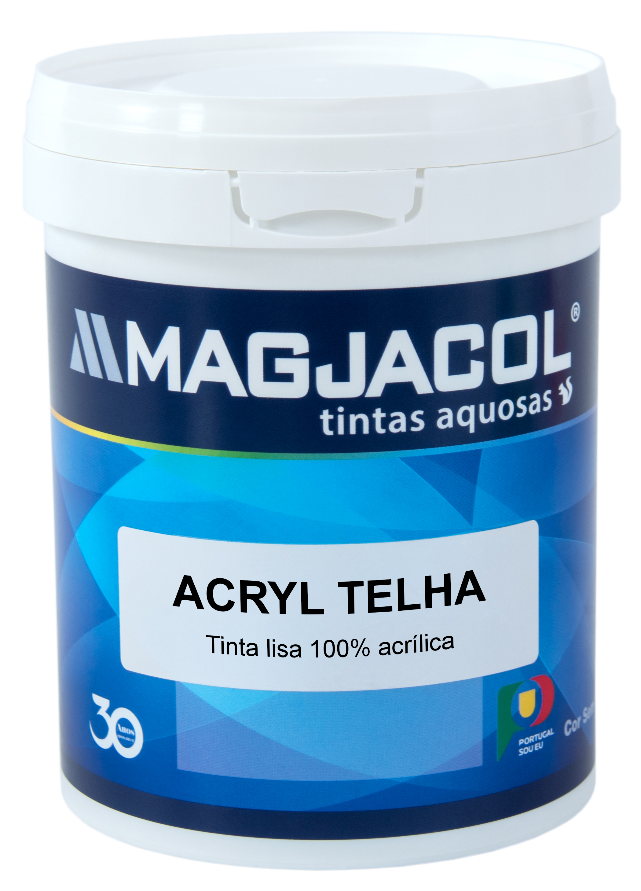 Tinta 100% Acrílica para Telhados MAGJACOL Acryl Telha 1L