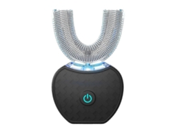 Escova De Dentes Elétrica Em Forma De U 360 Escova De Dentes Automática (preto)