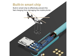 Cabo De Carregamento Angular De 90 Graus Usb A Para Usb C / Iphone Light Cinza (micro Usb) Cinza Brilvibera (micro Usb)