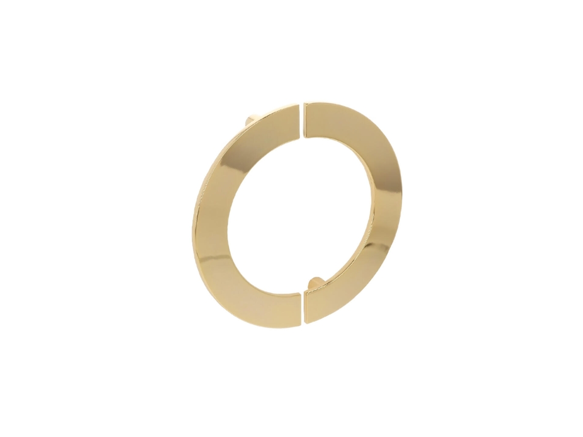 Conjunto de 6 Puxadores em Zamac com 132mm de centro, ouro HARDWAREXCHANGE