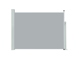 Conjunto 1 Toldo Lateral Vidaxl Cinzeto Tecido (500 X 500 X 100 Cm)