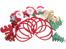 Conjunto De Adoráveis Tiaras Natalinas Para Meninas, Perfeitas Para Festas.