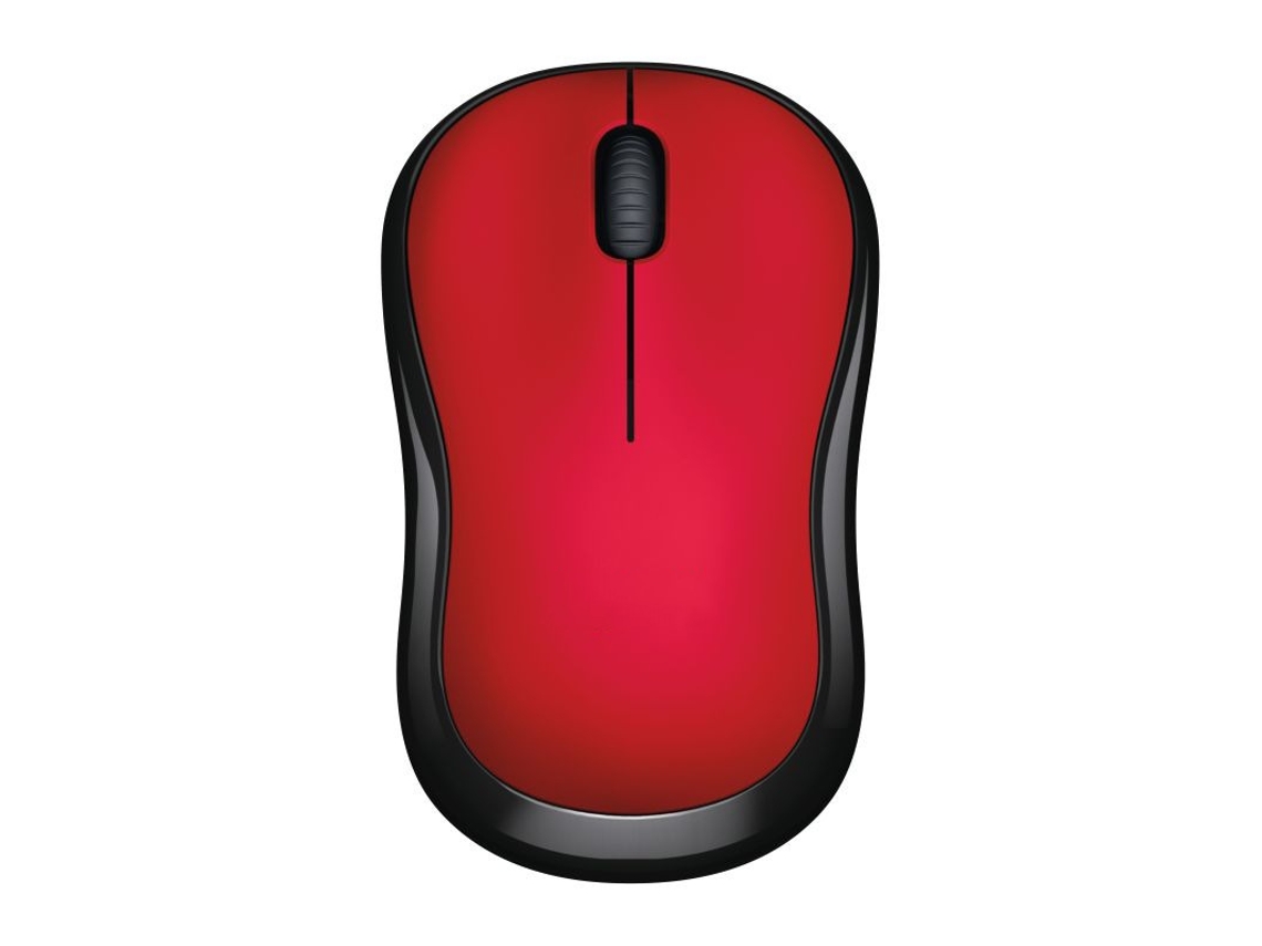 Rato YIZHOOD M220 Jogos ópticos silenciosos sem fio de 2,4 GHz para PC para Mac OS / Windows 10 / 8 / 7 vermelho