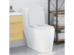 Vidaxl Assento De Vaso Sanitário Branco 47 X 36 X 3,4 Cm Duroplast