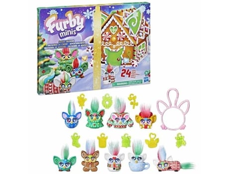 Calendário Do Advento Furby Minis Poliéster Abs Poe Multicolor