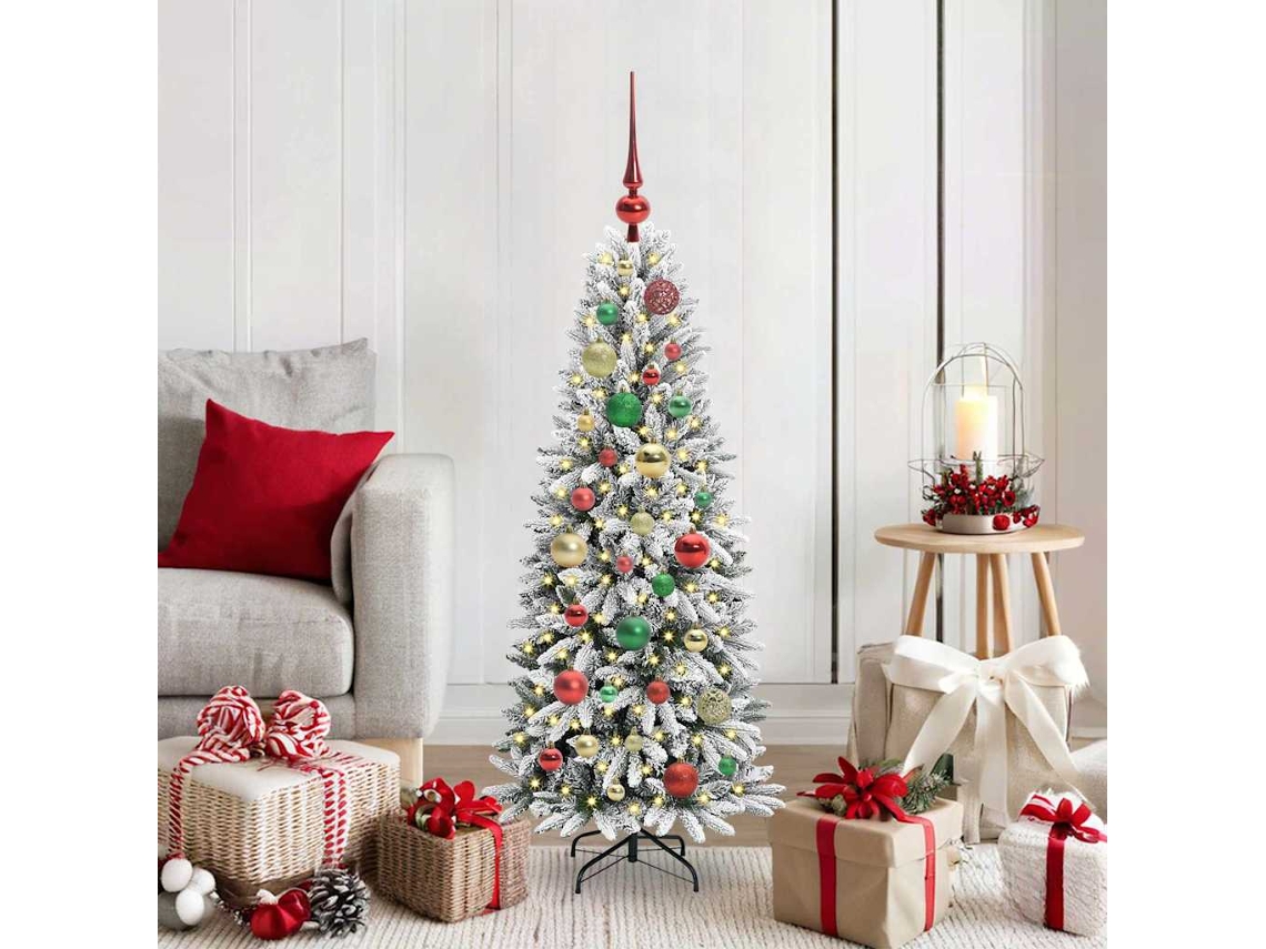 Vidaxl Árvore De Natal Artificial Branco 120 Cm