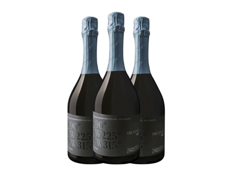 Espumante ZARDETTO Tre Venti Rive di Ogliano Superiore Glera Prosecco (0.75 L - 3 Unidades)