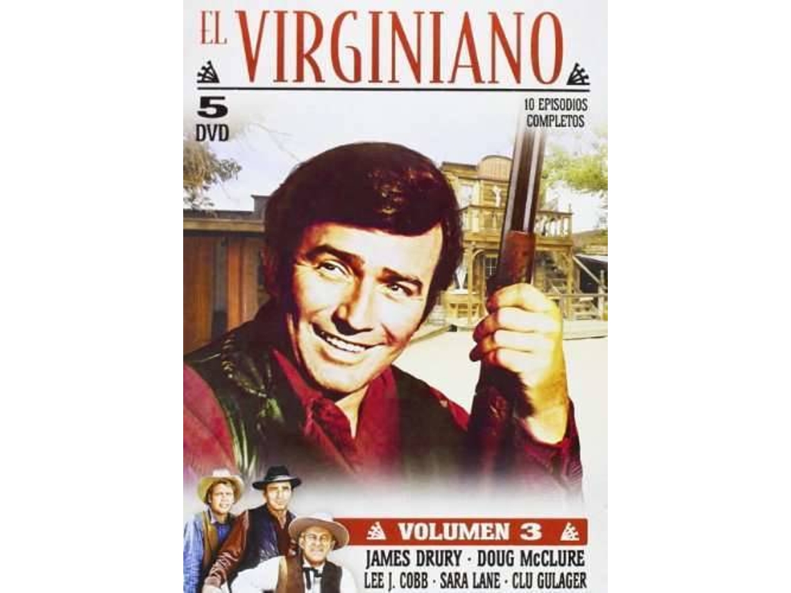 DVD The Virginian (TV Series) Temporada 3 / El Virginiano (Edição em Espanhol)