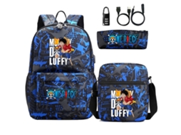Mochila Escolar Integrada de Três Peças com Combinação de Cadeado, Ideal para Crianças, Educativo, Durável STELASPLEN
