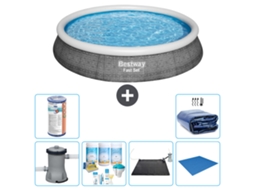 Bestway Piscina Bestway Fast Set Redonda - 396x84 Cm - 7-peças S21454