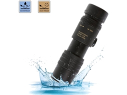 Binóculos ENZONS 12X25 com Versão Clear Low Night para Adultos e Crianças para Observação de Pássaros Caça e Concertos de Teatro de Viage-Preto
