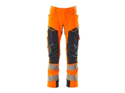 Calças Grandes Com Bolsos Para Joelheiras Accelerate Safe 19079 Laranja 60 / 32 MASCOT