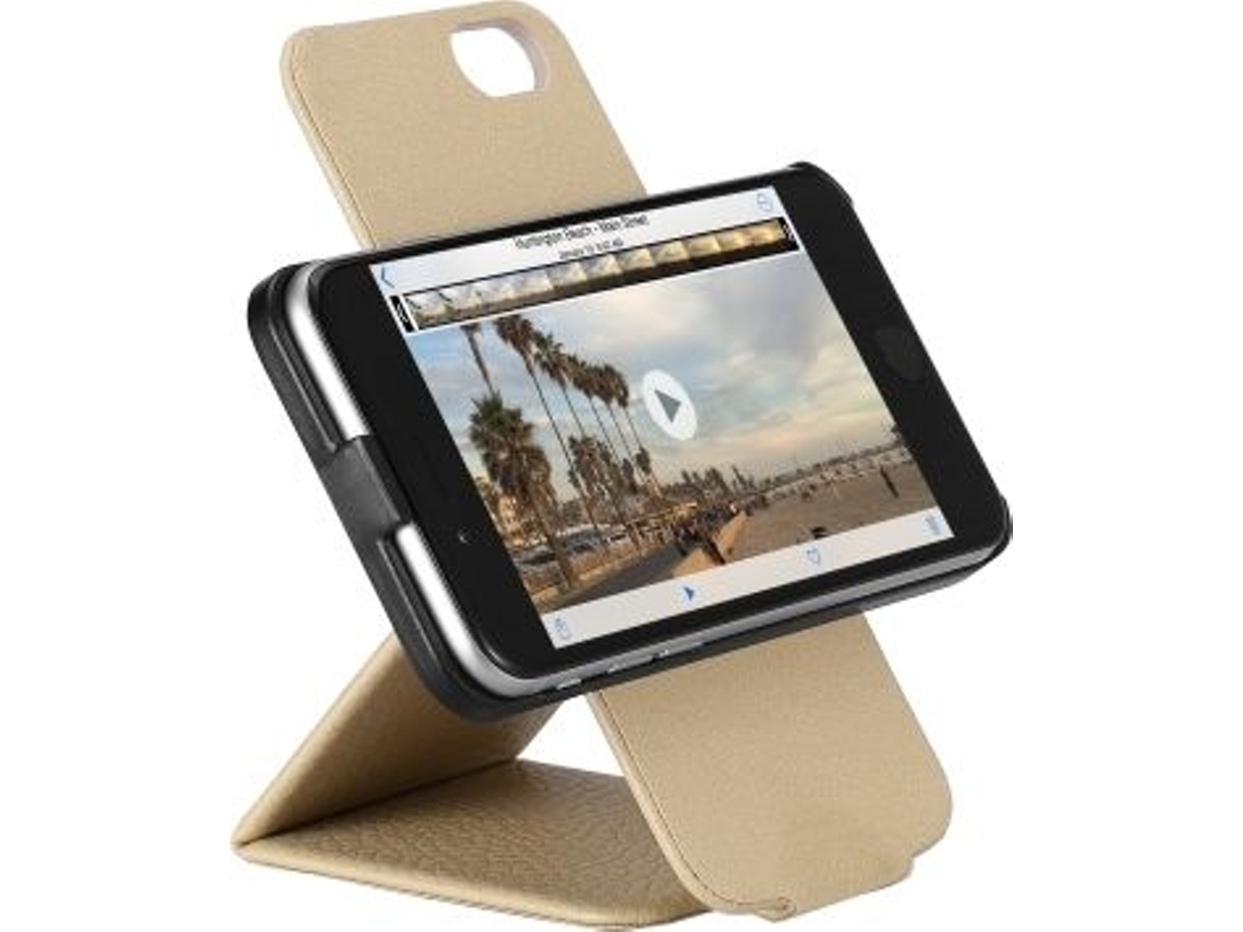 Capa iPhone 6, 6s, 7, 8 JUST MOBILE SpinCase Castanho