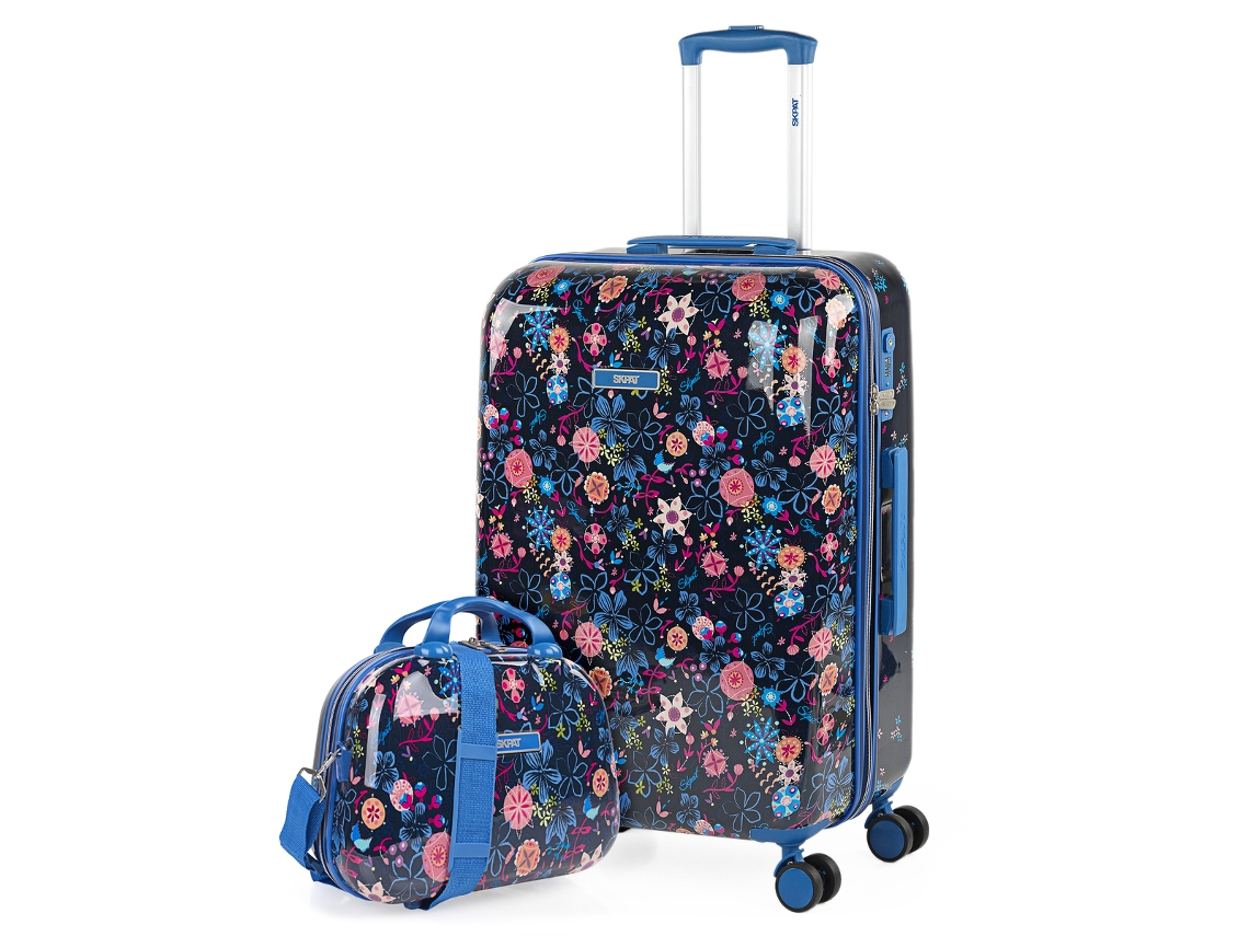 Mala de Viagem Média e Saco de Higiene Selva com Tsa SKPAT