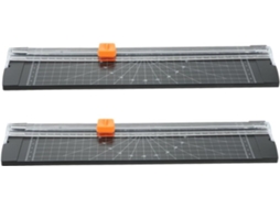 Nuobesty Conjunto De 2 Cortadores Papel Para Cortar Mesa, Régua