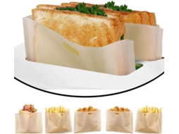 6 Sacos De Pão Reutilizáveis​​ Para Torradeira, Alta Temperatura