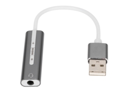 Placa de Som Usb de Alumínio LAXISCREED 7.1 para Pc