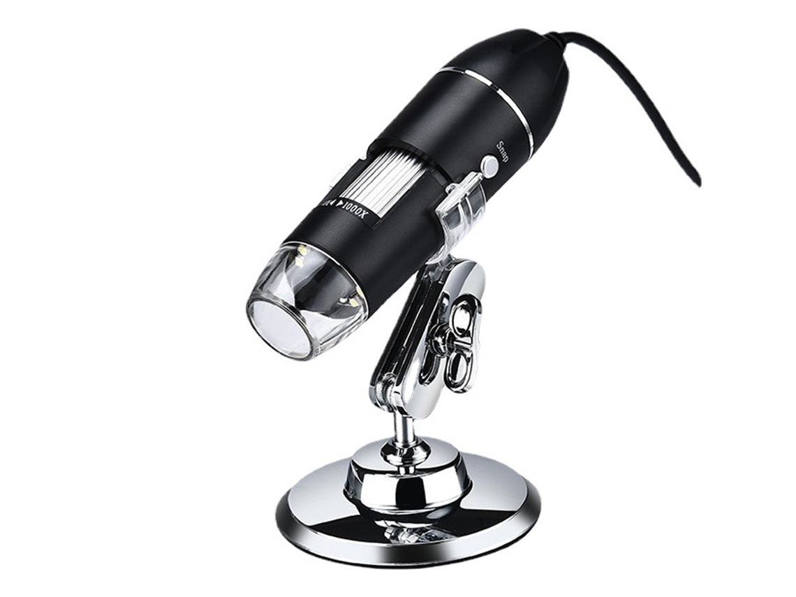Microscópio Digital Com Zoom Usb 1600x E Lupa Hd, Endoscópio Zqkla Brilvibera