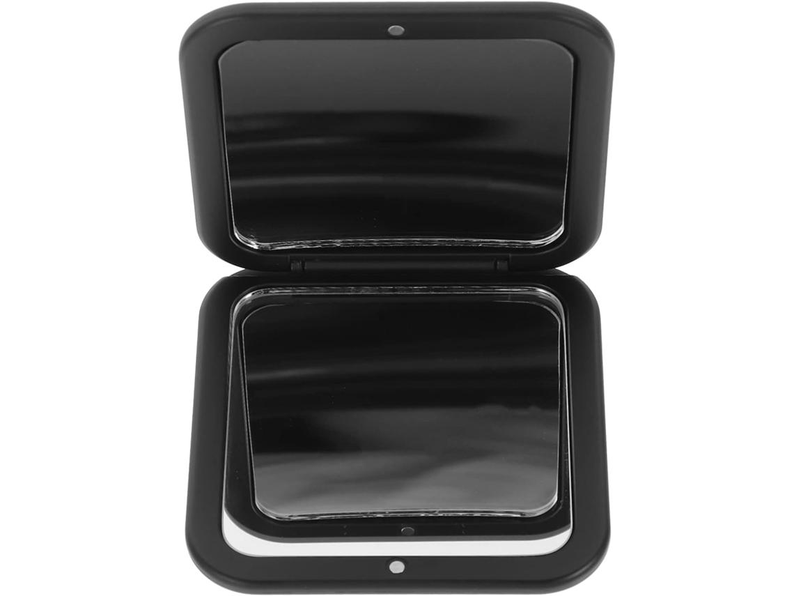 Espelho de Maquiagem Compacto de Bolso com Aumento para Retoques em Viagens. CHABERLU
