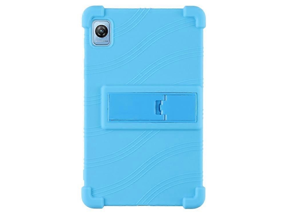 Capa De Silicone Compatível Com O Tablet Blackview Tab 60, Resistente A Arranhões, Com Suporte Em Policarbonato.
