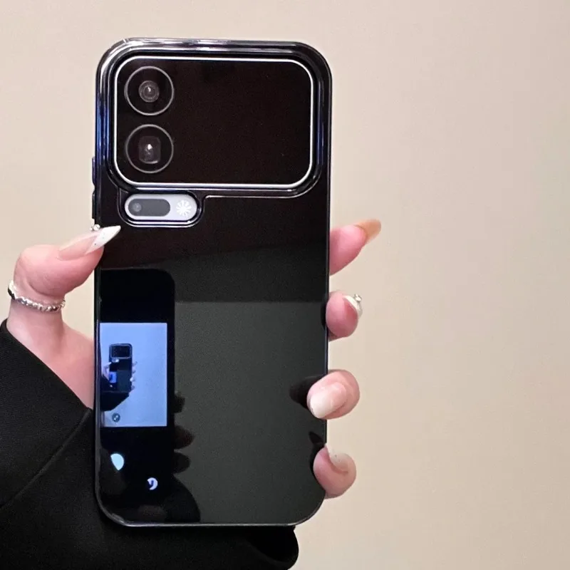 (xiaomi 17 Preto) Capa Para Celular Com Revestimento Eletroplástico, Brilhante E Resistente A Impactos, Ultrafina E Rígida.