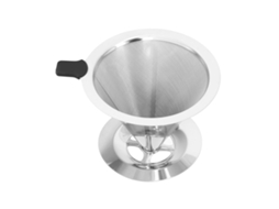 Eyf gotejador de Café em Aço Inoxidável Reutilizável para Viagens e Camping Modelo 02