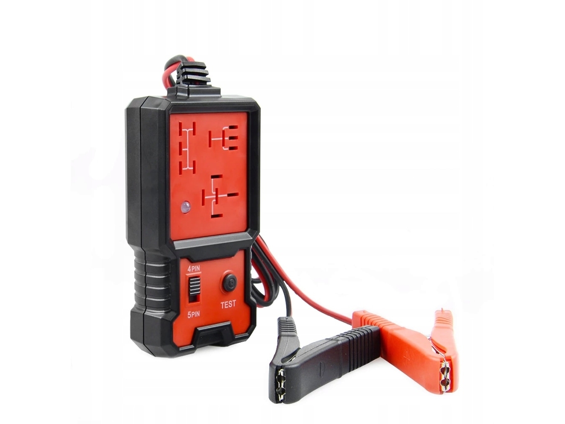 Tester De Relés Zruxe Cnbj-707 12v (11-15v) Para Relés 4 E 5 Pinos Cabo 90cm