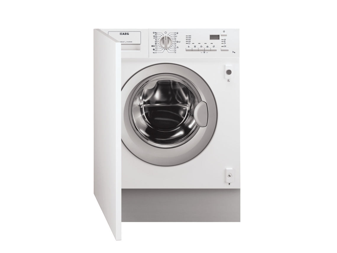 Máquina de Lavar e Secar Roupa Encastre AEG L61470WDBI (4/7 kg - 1400 rpm - Branco)