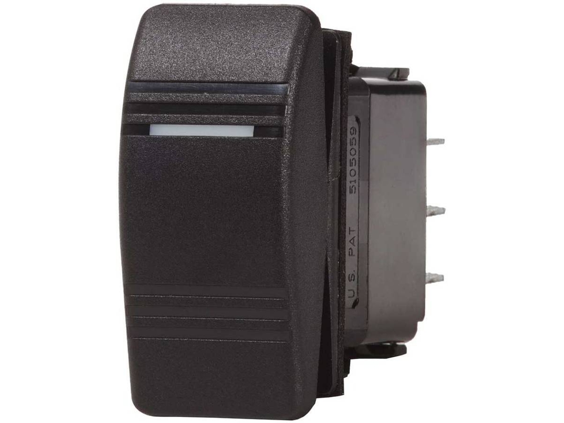 Interruptor BLUE SEA Contura Switch Dpst Off/On Preto