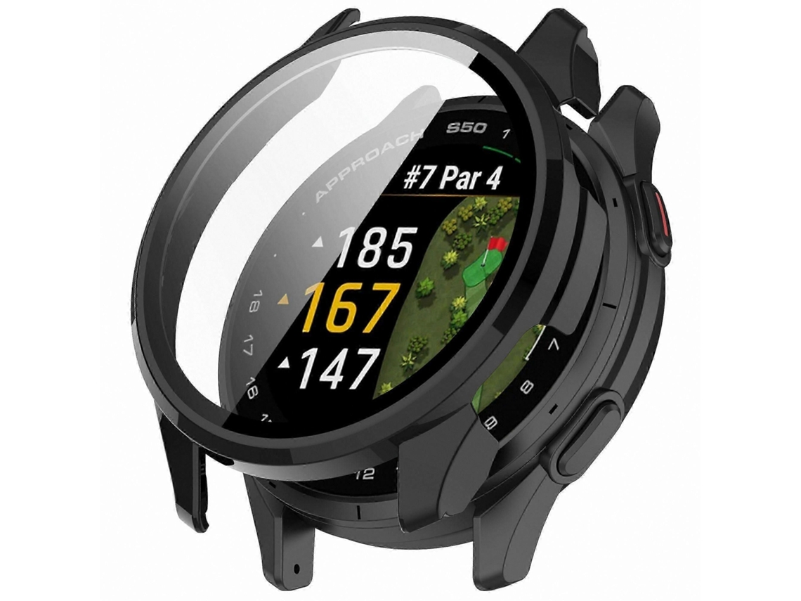 Capa de Relógio Compatível com Protetor Tela Vidro Temperado para Smartwatches Golfe Gps. GOKOCO