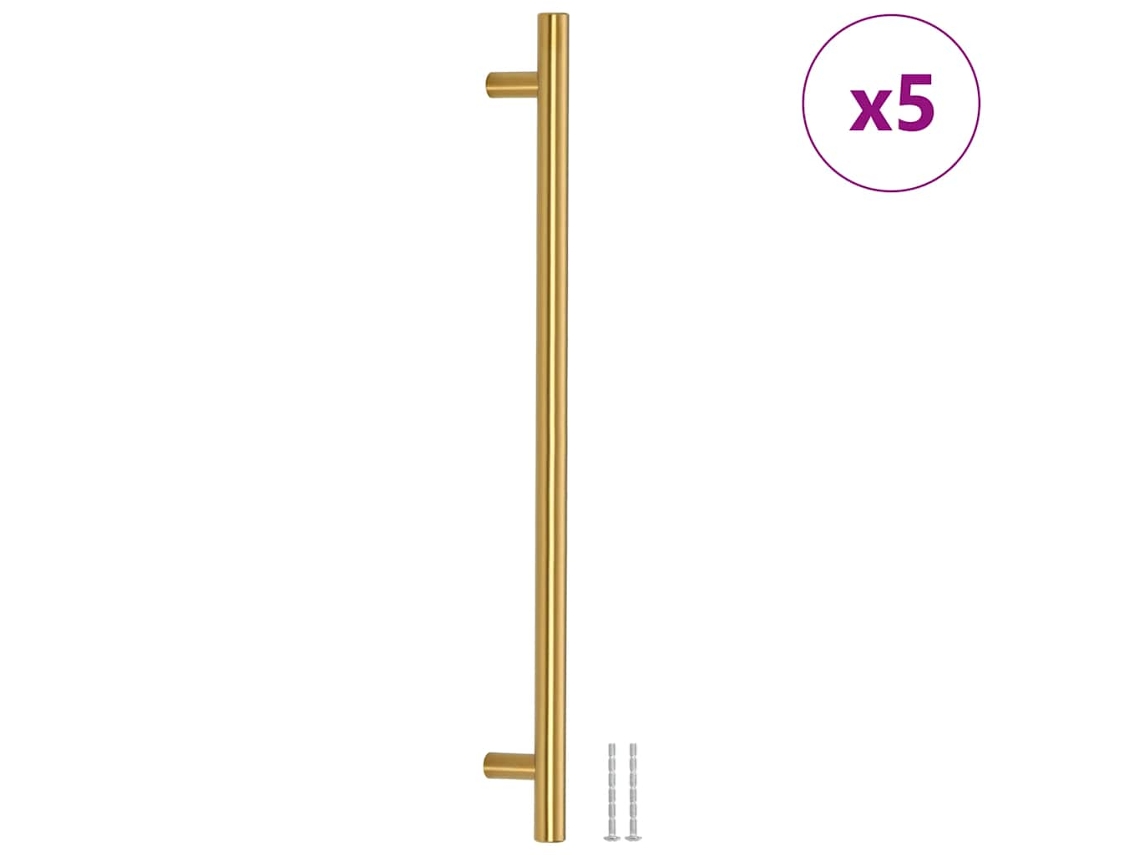 Cabinet Handle, Cabinet Handles Vidaxl Ouro Aço Inoxidável (320 Mm)