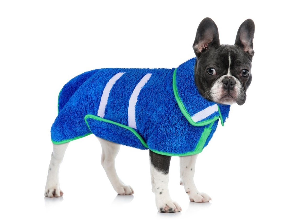 Toalha de Banho para Cães de Secagem Rápida, Superabsorvente para Cães de Pequeno a Médio Porte, M Verde. PANOONA