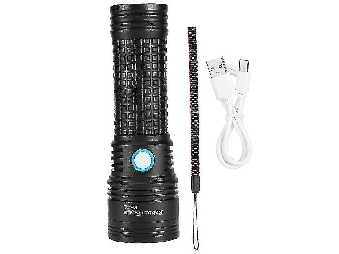 Lanterna Led L2 De Alumínio Brilhante, À Prova Dágua, Com Carregamento Usb, Para Ciclismo, Escalada E Acampamento. Olysi Shop