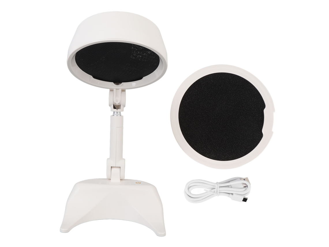 Exaustor Portátil de Mesa Plegável com 3 Velocidades e Filtro