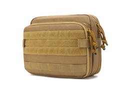 Mali bolsa Tática Molle com Design Laser Cut, Organizador Médico Militar, Bolso para Mapa, Ifak, Edc, Khaki