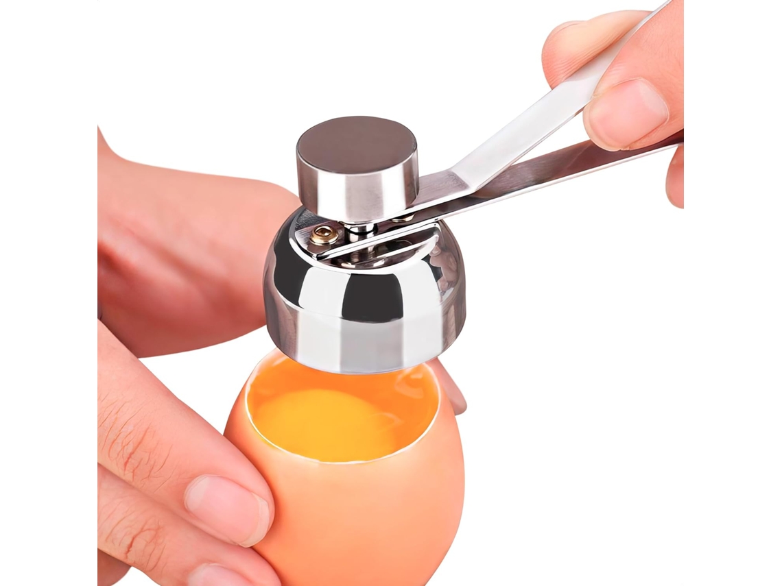 Abridor De Cascas De Ovos, Em Aço Inoxidável, Para Versões Cruas Ou Cozidas, Utensílio Manual De Cozinha