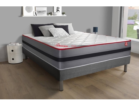 Conjunto de Sommier + Colchão  Vitalmemo Back (160x220 cm - Espuma Viscoelástica)