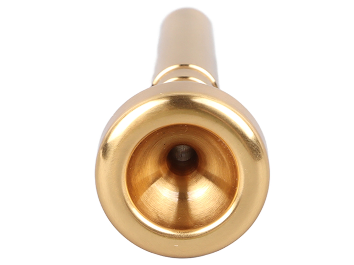 Bocal de Trompete em Metal, Peça de Reposição para Instrumento de Sopro, Acessório para Trompetistas, Dourado 5c AQUAFORGE