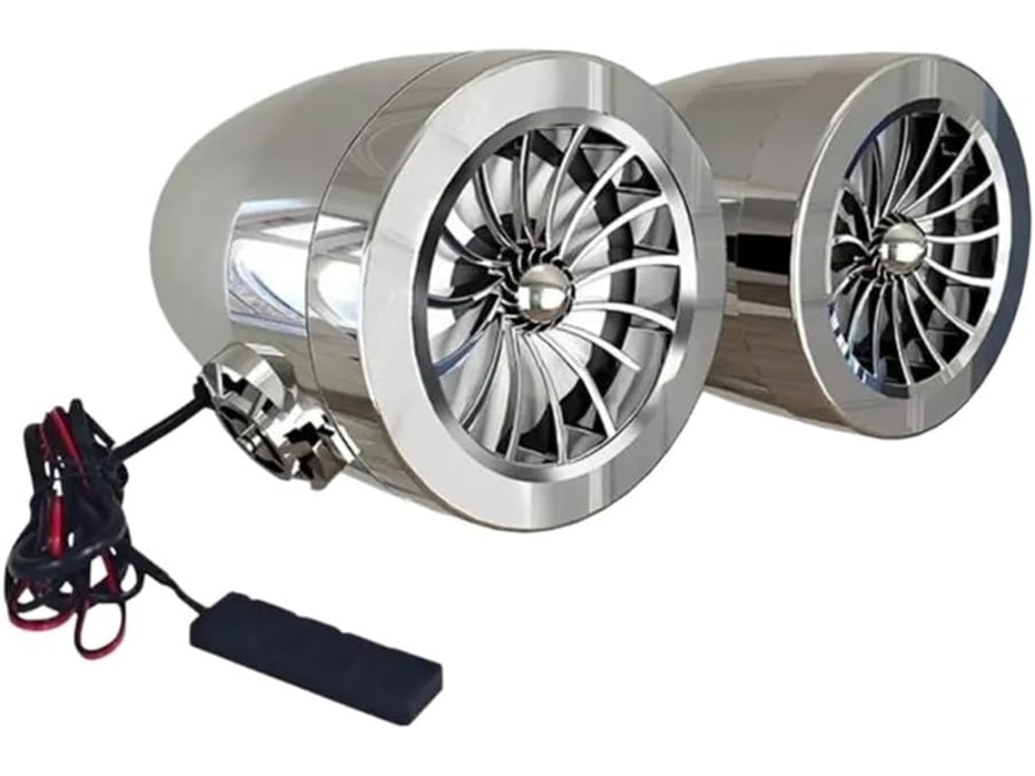 Guidon Musique Haut-parleur Haut-parleur Antichoc Para Motos E Scooters Com Porta De Carregamento Rápido