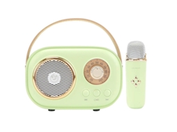 Mini Máquina De Karaokê Para Crianças Alto Falante Bluetooth Portátil Com 1 Microfone Sem Fio Brinquedos Para Presentes De Meninos E Menin Yizhood