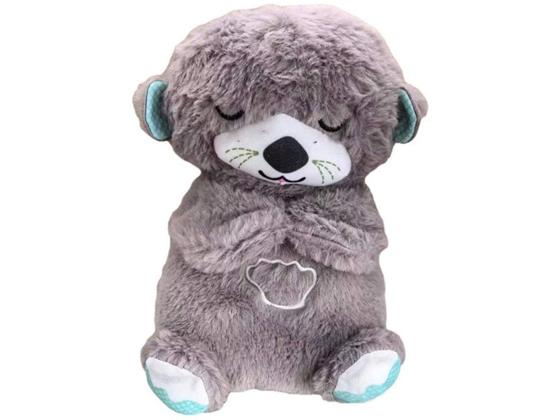 Peluche Sl01 Lontra Do Rio com Luz para Adormecer Cinzento