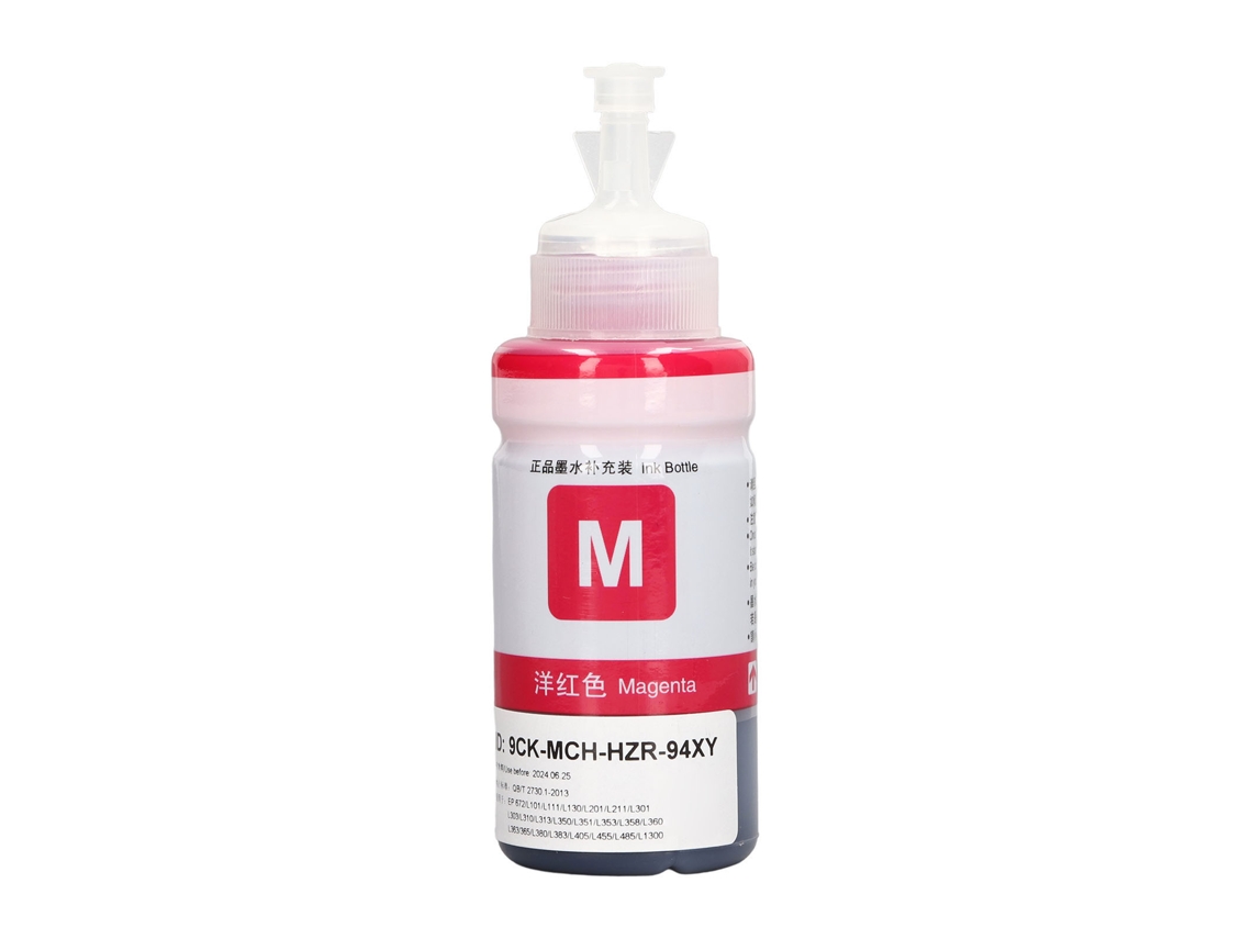 Recarga Tinta Magenta Botella Impresora 672