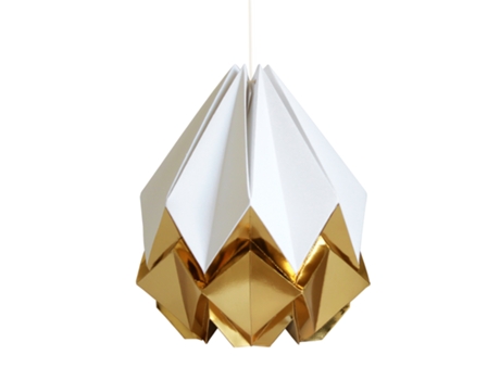 Candeeiro de teto HANAHI em Origami feito à mão em Papel